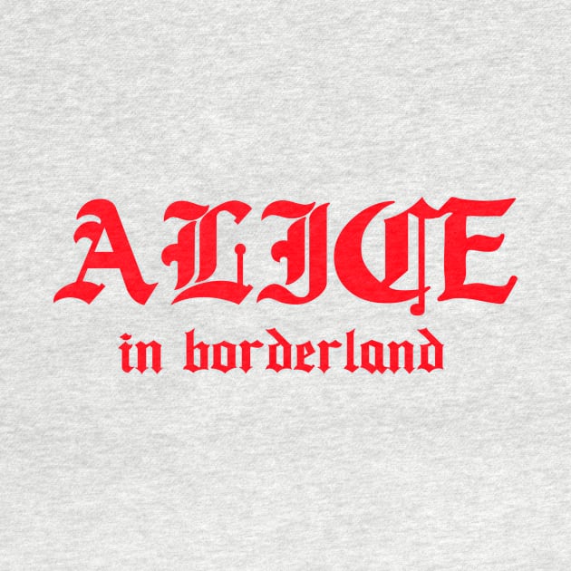 Alice in borderland title red by CERA23